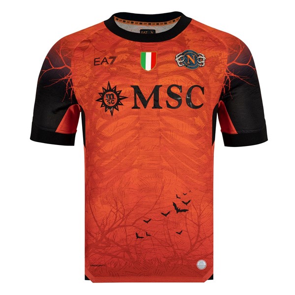 Tailandia Camiseta Napoli Halloween 2025/26 Naranja